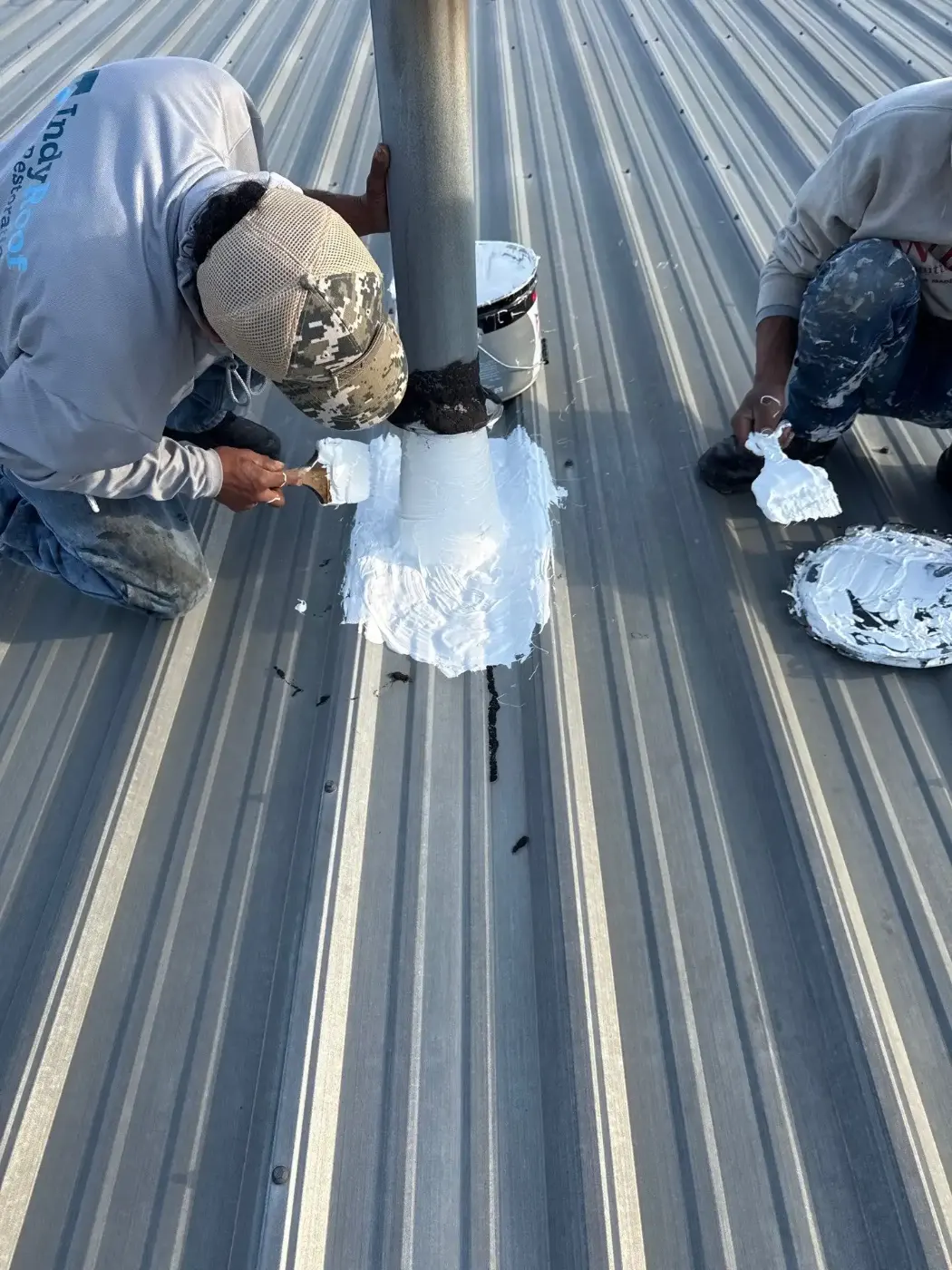 Flashing and seam work in Daleville