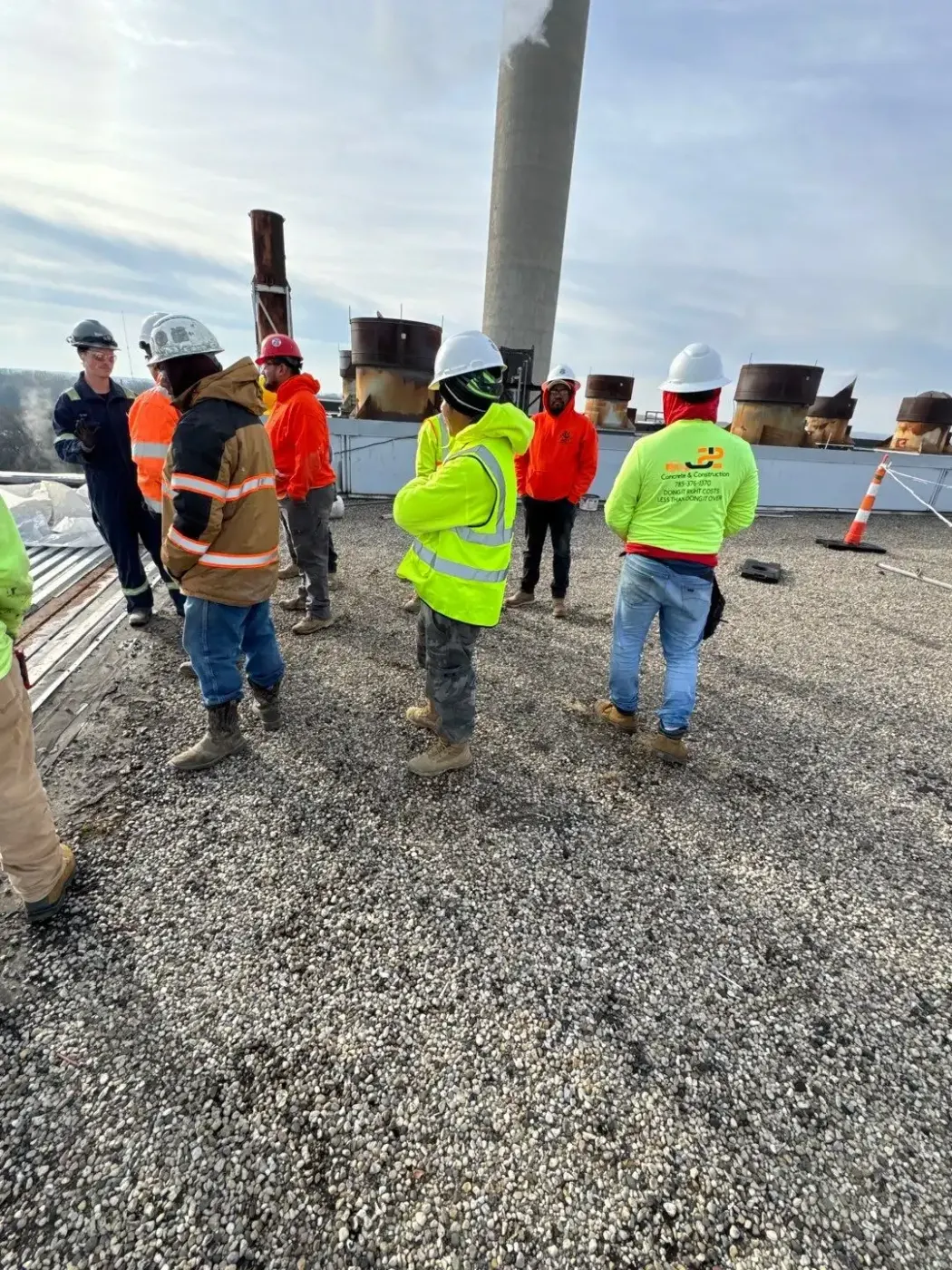 Commercial roof inspection documented in Daleville