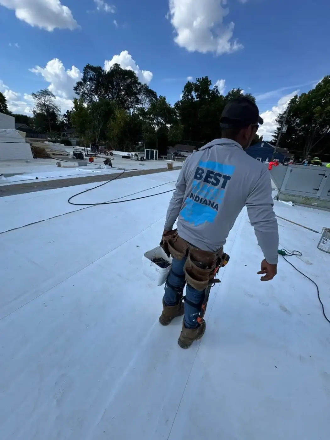 Commercial roofing by Daleville Commercial Roofing near Muncie, IN